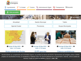 'cartagena.es' screenshot
