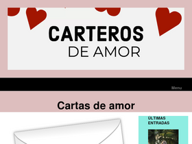 'carterosdeamor.com' screenshot