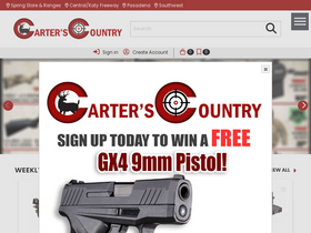 'carterscountry.com' screenshot