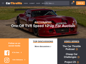 'carthrottle.com' screenshot