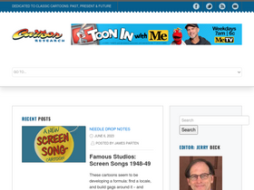 'cartoonresearch.com' screenshot