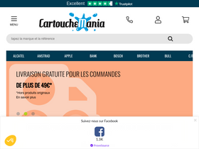 'cartouchemania.com' screenshot