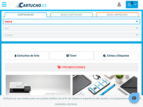 'cartucho.es' screenshot
