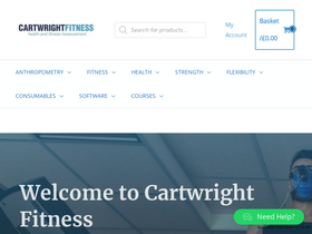 'cartwrightfitness.co.uk' screenshot