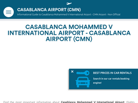 'casablanca-airport.com' screenshot