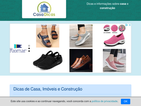 'casadicas.com.br' screenshot
