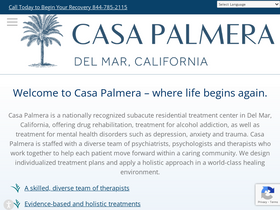 'casapalmera.com' screenshot