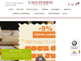 'casaperris.com' screenshot