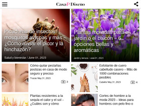 'casaydiseno.com' screenshot
