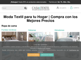 'casaytextil.com' screenshot