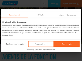 'casden.fr' screenshot