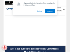 'casertace.net' screenshot