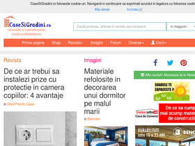 'casesigradini.ro' screenshot