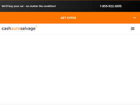 'cashautosalvage.com' screenshot