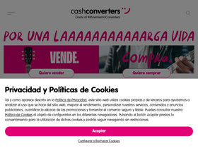 'cashconverters.es' screenshot