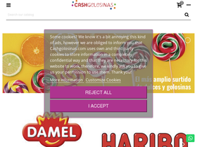 'cashgolosinas.com' screenshot