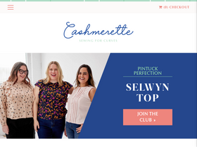'cashmerette.com' screenshot