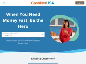 'cashnetusa.com' screenshot