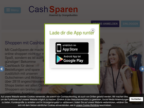 'cashsparen.de' screenshot