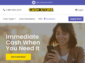 'cashstore.com' screenshot