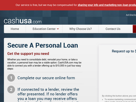 'cashusa.com' screenshot
