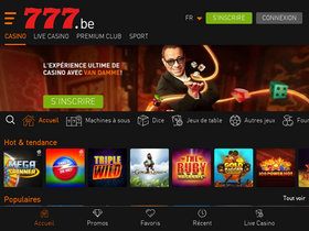 'casino777.be' screenshot
