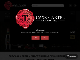 'caskcartel.com' screenshot