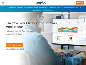 'caspio.com' screenshot