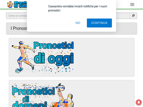 'cassandrapronostici.com' screenshot