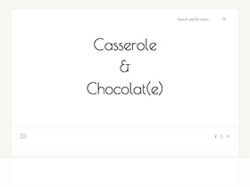 'casseroleetchocolat.fr' screenshot
