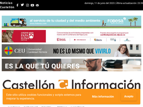 'castelloninformacion.com' screenshot