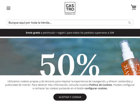 'castrofarmacias.com' screenshot