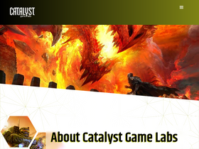 'catalystgamelabs.com' screenshot