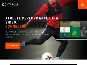 'catapultsports.com' screenshot