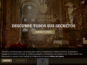 'catedraldesantiago.es' screenshot