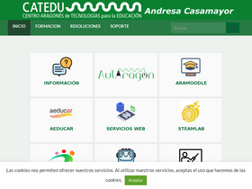 'catedu.es' screenshot