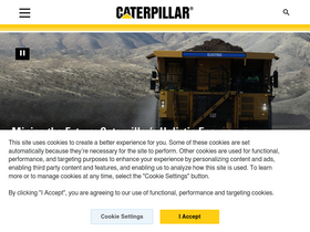 'caterpillar.com' screenshot
