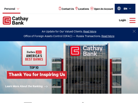 'cathaybank.com' screenshot