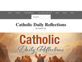 'catholic-daily-reflections.com' screenshot