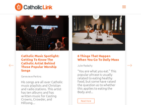 'catholic-link.org' screenshot