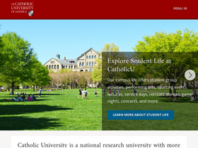 'catholic.edu' screenshot