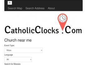 'catholicclocks.com' screenshot