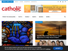 'catholicdigest.com' screenshot