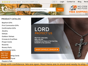 'catholicfaithstore.com' screenshot