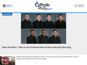 'catholicphilly.com' screenshot