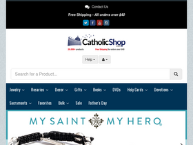 'catholicshop.com' screenshot