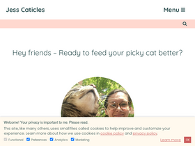 'caticles.com' screenshot
