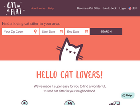 'catinaflat.com' screenshot