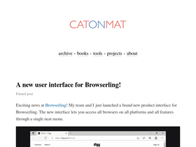 'catonmat.net' screenshot
