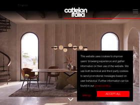 'cattelanitalia.com' screenshot